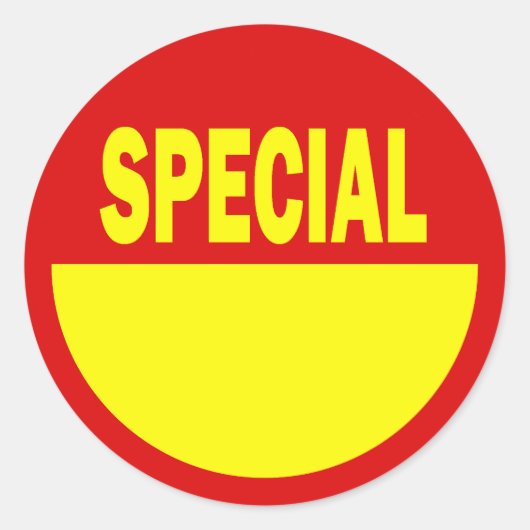 Stickers vente au détail spéciaux (Devant)