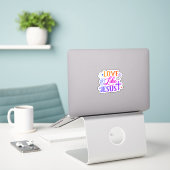 Stickers Verse Bible de l'Amour et de la Foi (Ordinateur portable sur le bureau)