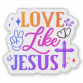 Stickers Verse Bible de l'Amour et de la Foi (Devant)