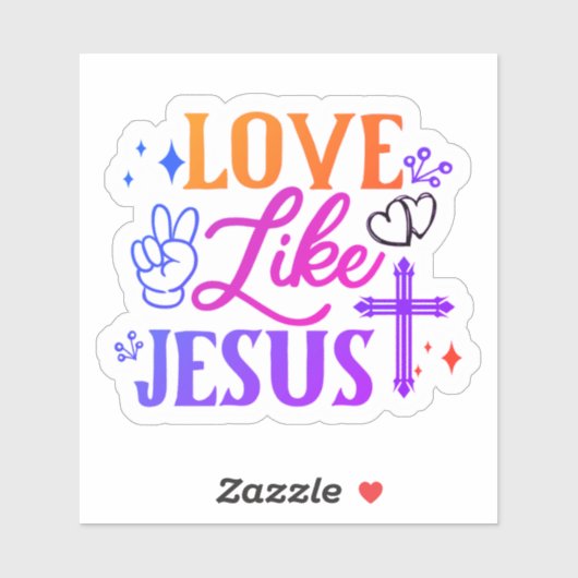 Stickers Verse Bible de l'Amour et de la Foi (Feuille)