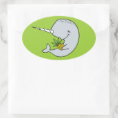 Stickers vert Narwhal (Sac)