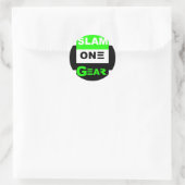 Stickers vert SLAM ONE GEAR (Sac)