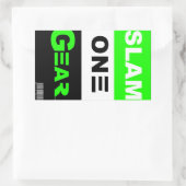 Stickers vert SLAM ONE GEAR (Sac)