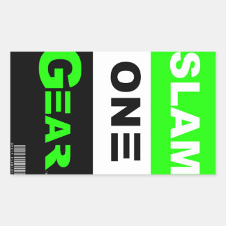 Stickers vert SLAM ONE GEAR