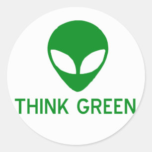Stickers verts Aliens