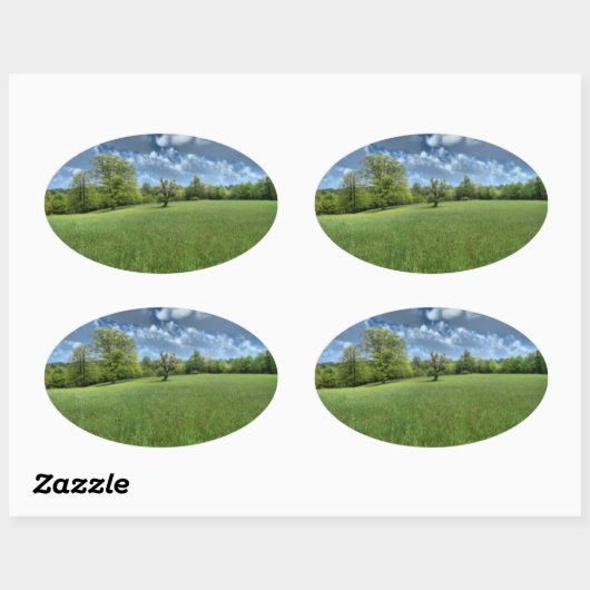 Stickers verts Appalaches (Feuille)