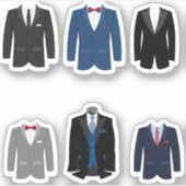 Stickers Veste Tuxedo (Devant)