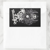 Stickers Vêtements Rock Thiz Crâne et numéros #2 (Sac)