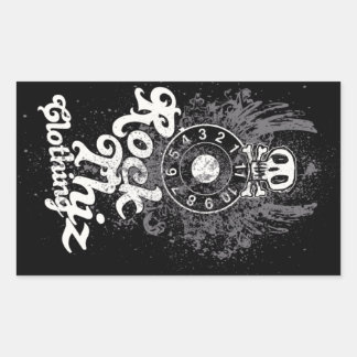 Stickers Vêtements Rock Thiz Crâne et numéros #2