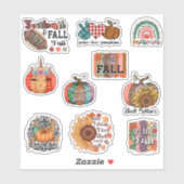 Stickers Vibes Automne Pack (Feuille)
