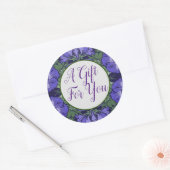 Stickers victoriens Royal Purple Pansy (Enveloppe)