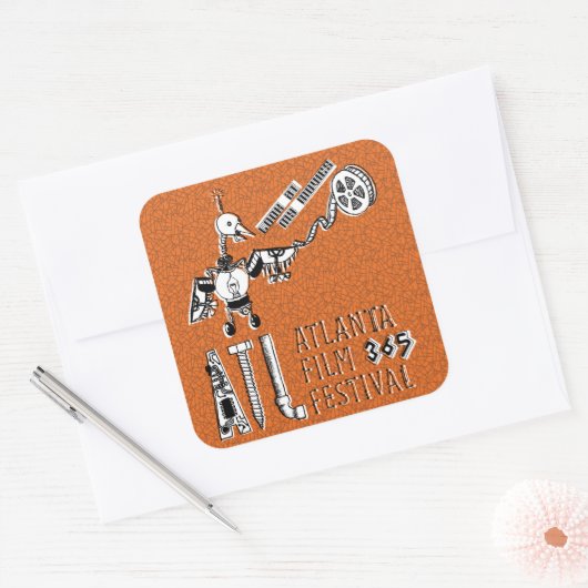 Stickers Vidéo Robot (Enveloppe)