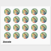 Stickers Vierge Marie et Bébé Jésus (Feuille)