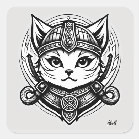 Stickers Viking Cat (Devant)