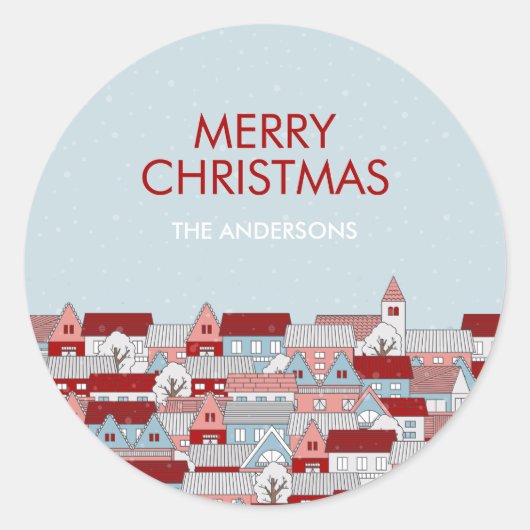 Stickers Village de Noël (Devant)