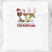 Stickers Vin et Noël (Sac)