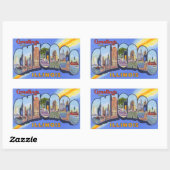 Stickers vintage Chicago Illinois (Feuille)