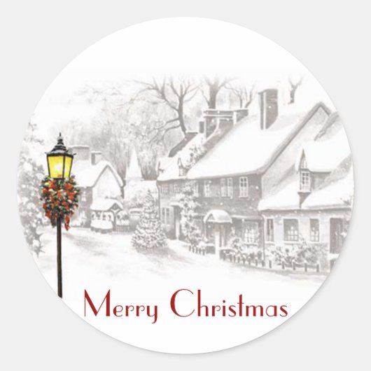 Stickers vintage ChristmasTown (Devant)