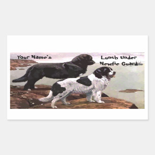 Stickers vintage de protection du déjeuner de Terr