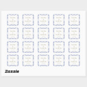 Stickers vintage Dusty Blue (Feuille)