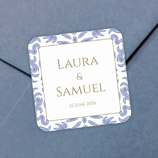 Stickers vintage Dusty Blue