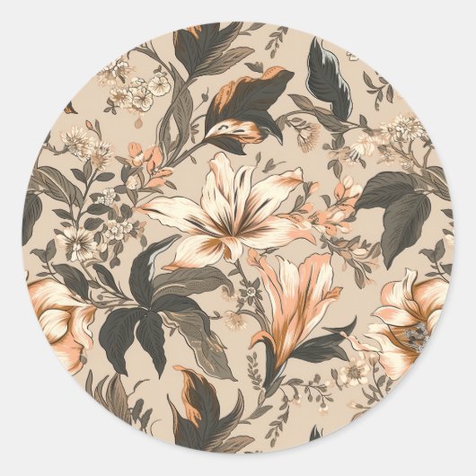 Stickers vintage Floral (Devant)