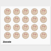 Stickers vintage Jolly Holiday (Feuille)