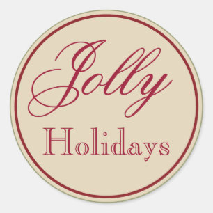 Stickers vintage Jolly Holiday