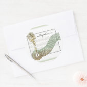 Stickers Vintage Mic Retro Style (Enveloppe)