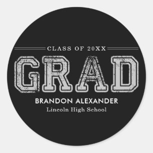 Stickers vintage Sporty Editable Color Graduation