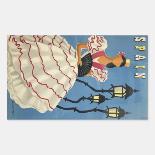 stickers Vintage voyage ESPAGNE (Devant)