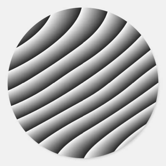 Stickers vintage Wavy Lines (Devant)