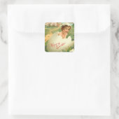 Stickers vintages de poussins de Pâques (Sac)