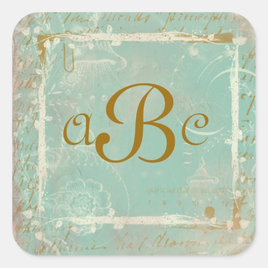 Stickers vintages Français Toile & Script Personna (Devant)