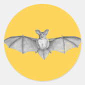 Stickers Vintages Gothiques Rond (Devant)