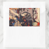 Stickers vintages japonais Samurai (Sac)