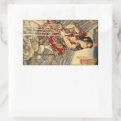 Stickers vintages japonais Samurai (Sac)