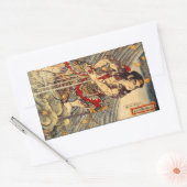 Stickers vintages japonais Samurai (Enveloppe)