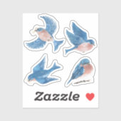 Stickers Vinyl Bluebird (Feuille)