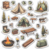 Stickers Vinyl Camping Sur Mesure (Devant)