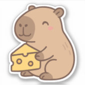 Stickers Vinyl Capybara mignons (Devant)