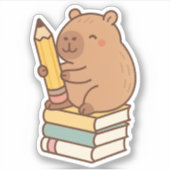 Stickers Vinyl Capybara mignons (Devant)