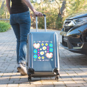 Stickers Vinyl Coupe - Fleurs Wellie Fest (Valise Insitu)