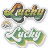Stickers Vinyl Coupé Lucky (Devant)