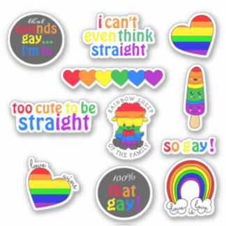 Stickers Vinyl Coupe Personnalisée LGBTQ Pride