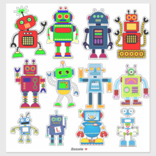 Stickers Vinyl Coupe - Robots