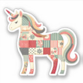 Stickers Vinyl Motif Unicorn (Devant)