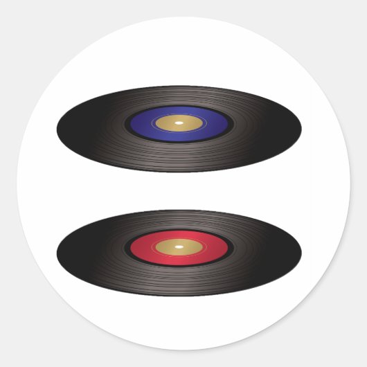 Stickers Vinyl Records (Devant)
