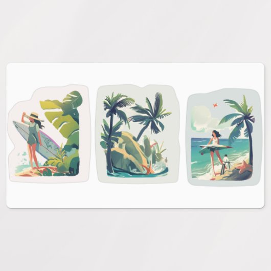 Stickers Vinyl Vibes Beach (Design 2)