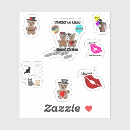 Stickers Vinyle Coupé Personnalisé (Feuille)